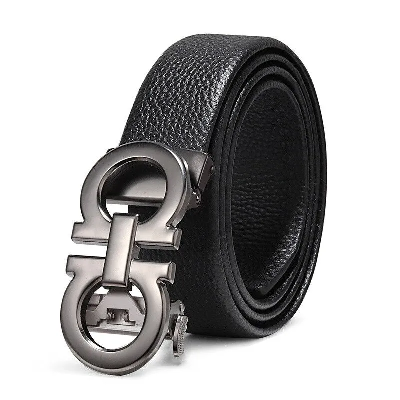 Fashionable 8 Number Design Automatic Buckle Belt For Men's-JonasParamount