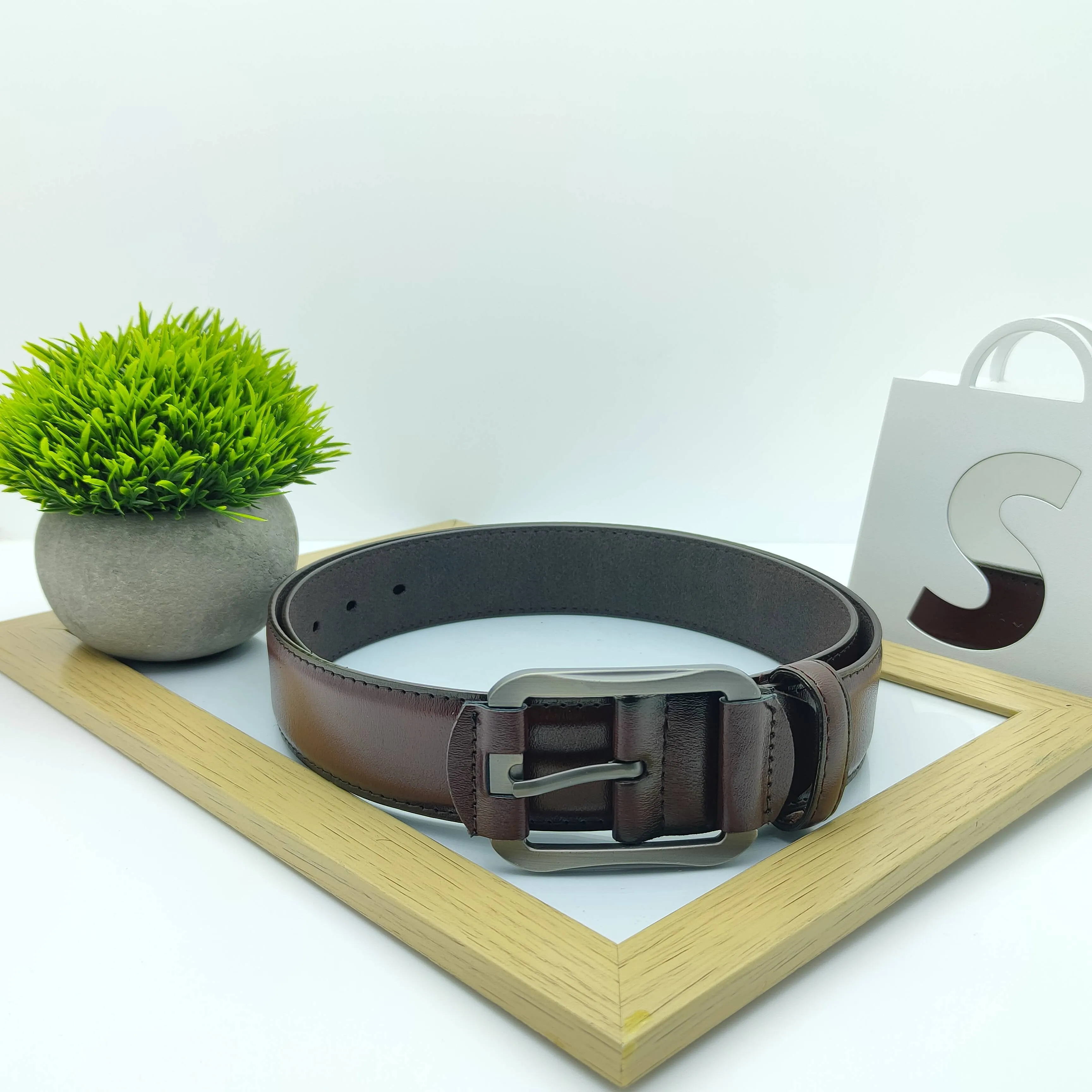 Fashionable High Quality Genuine Leather Belt For Men-JonasParamount