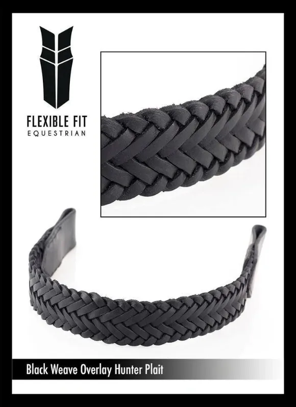 Flexible Fit Weave Overlay Browband