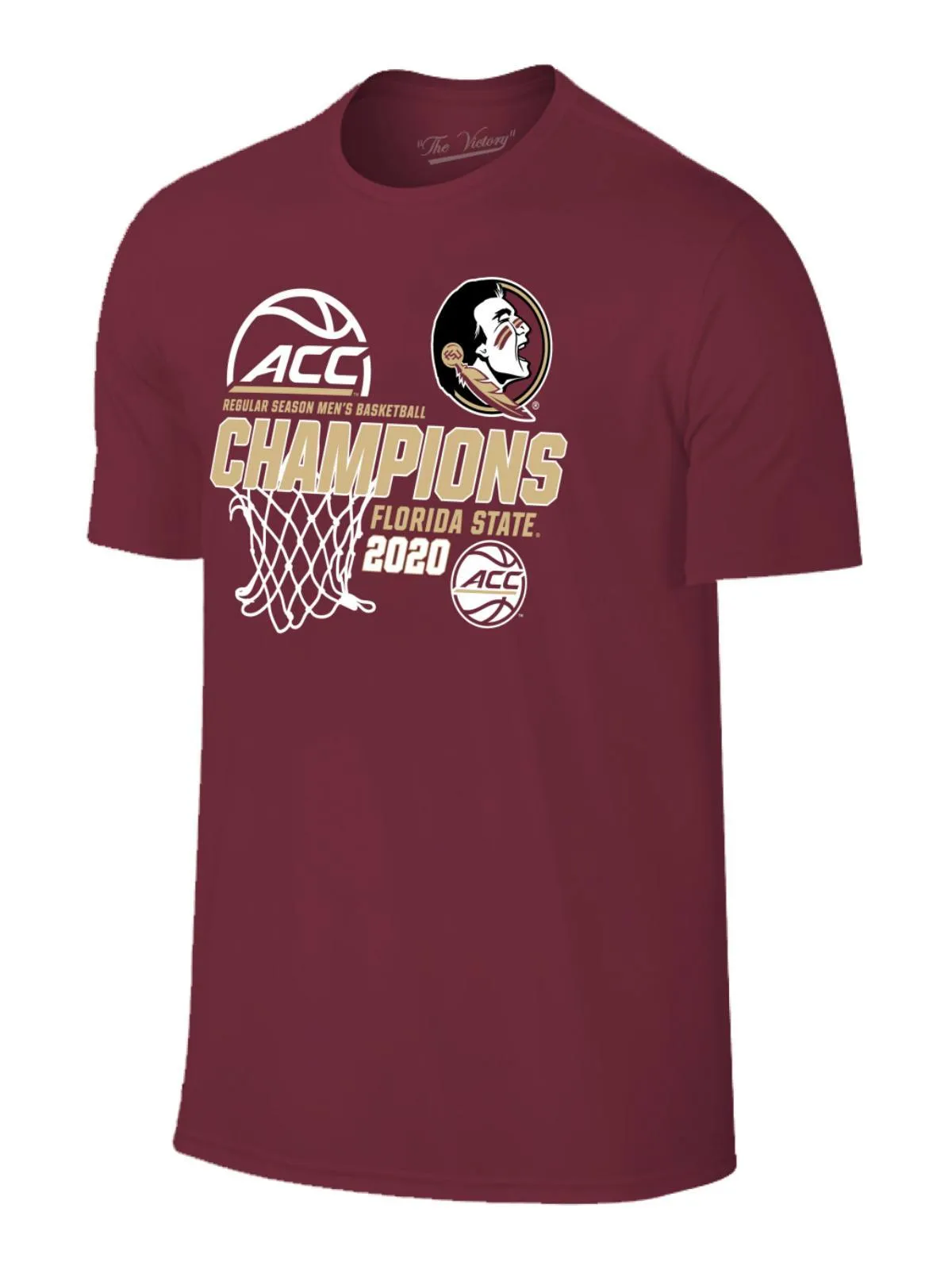 Florida State Seminoles 2020 ACC Basketball Champions Garnet T-Shirt