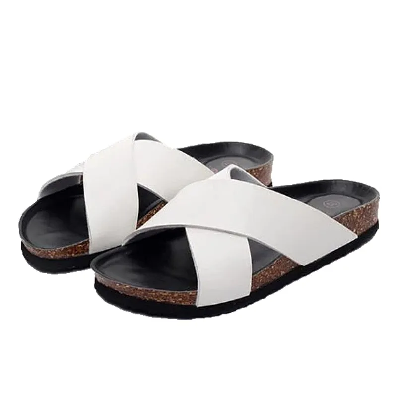 Groovywish Men Basic Orthopedic Sandals Casual Fashionable Slides