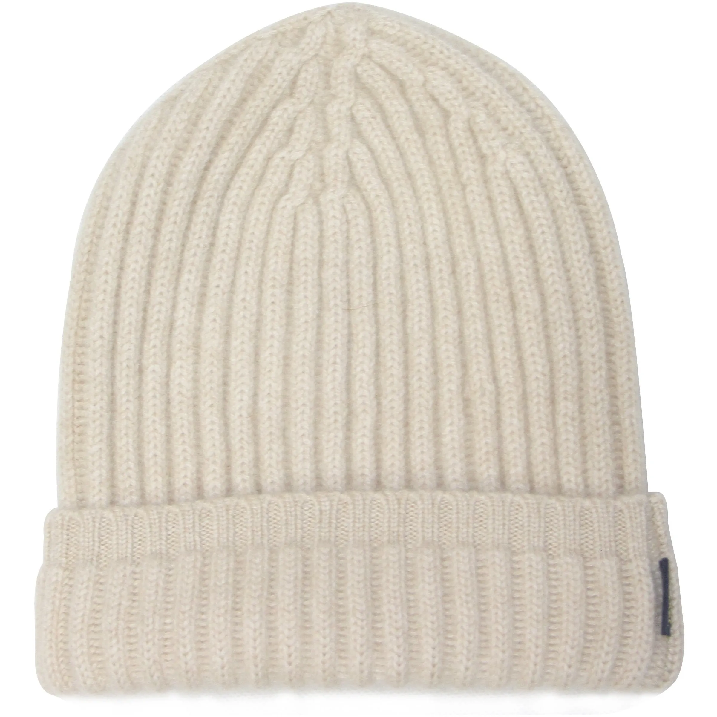 High Top Cashmere Beanie Hat