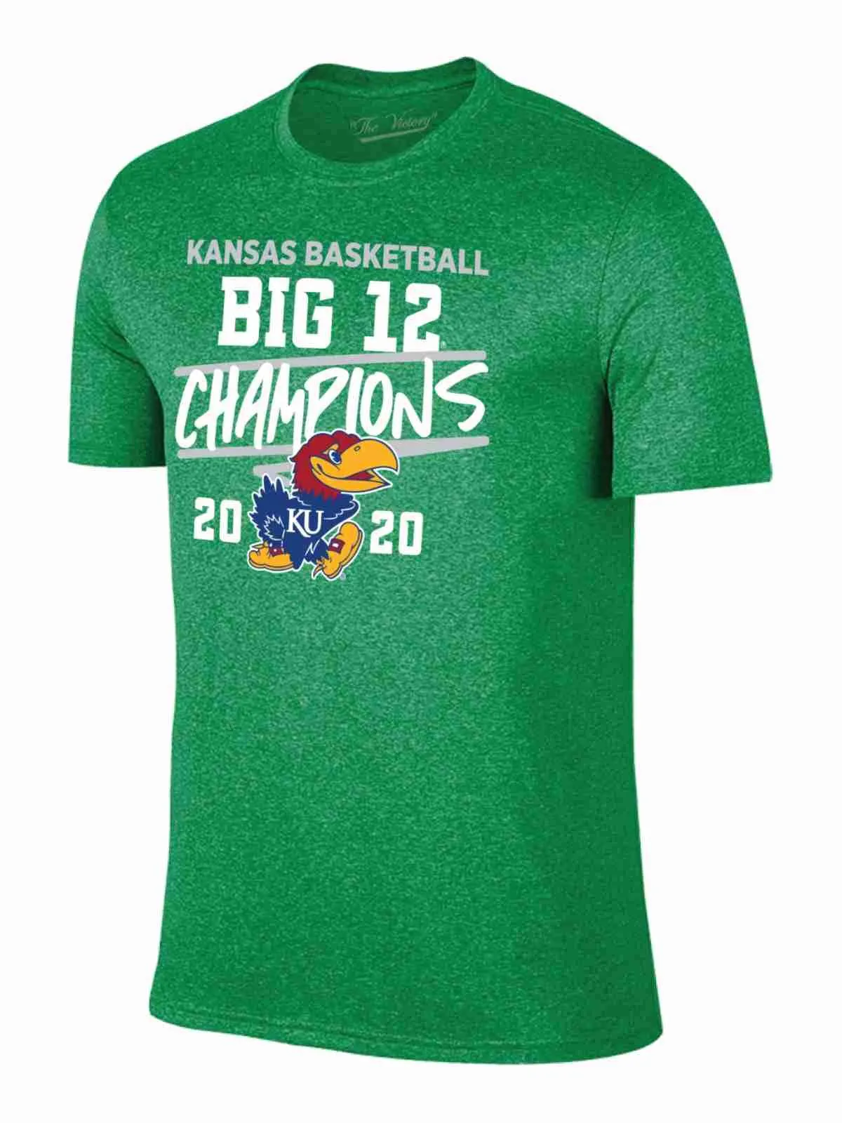 Kansas Jayhawks 2020 BIG 12 Basketball Champions St. Patty's Green T-Shirt