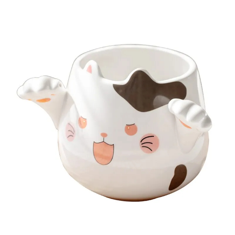 Kawaii Cute Cat Mug With Spoon