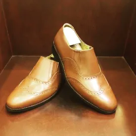 Landon Wing Tip Chestnut