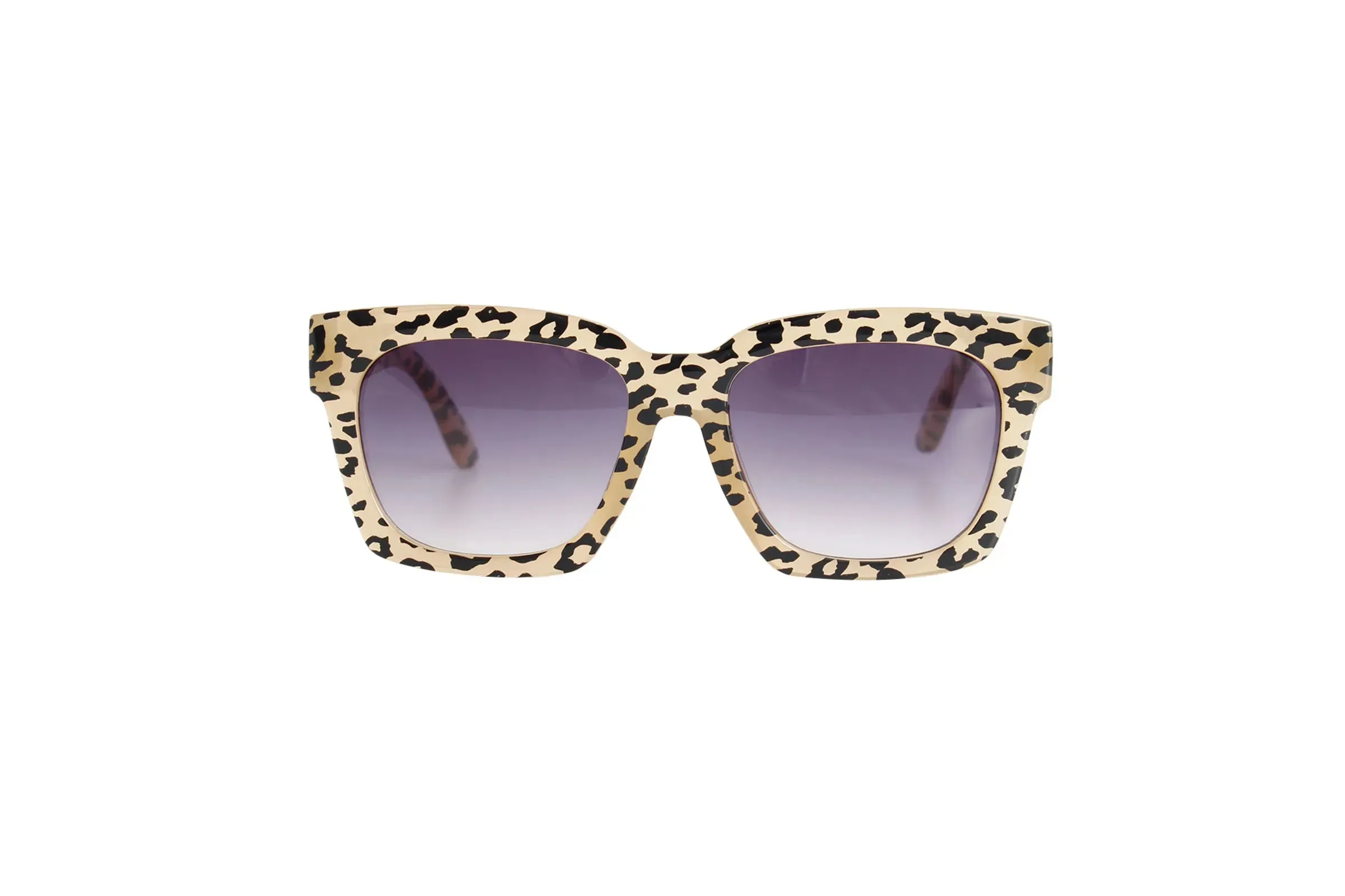 Leopard Kids Wayfarer Sunglasses