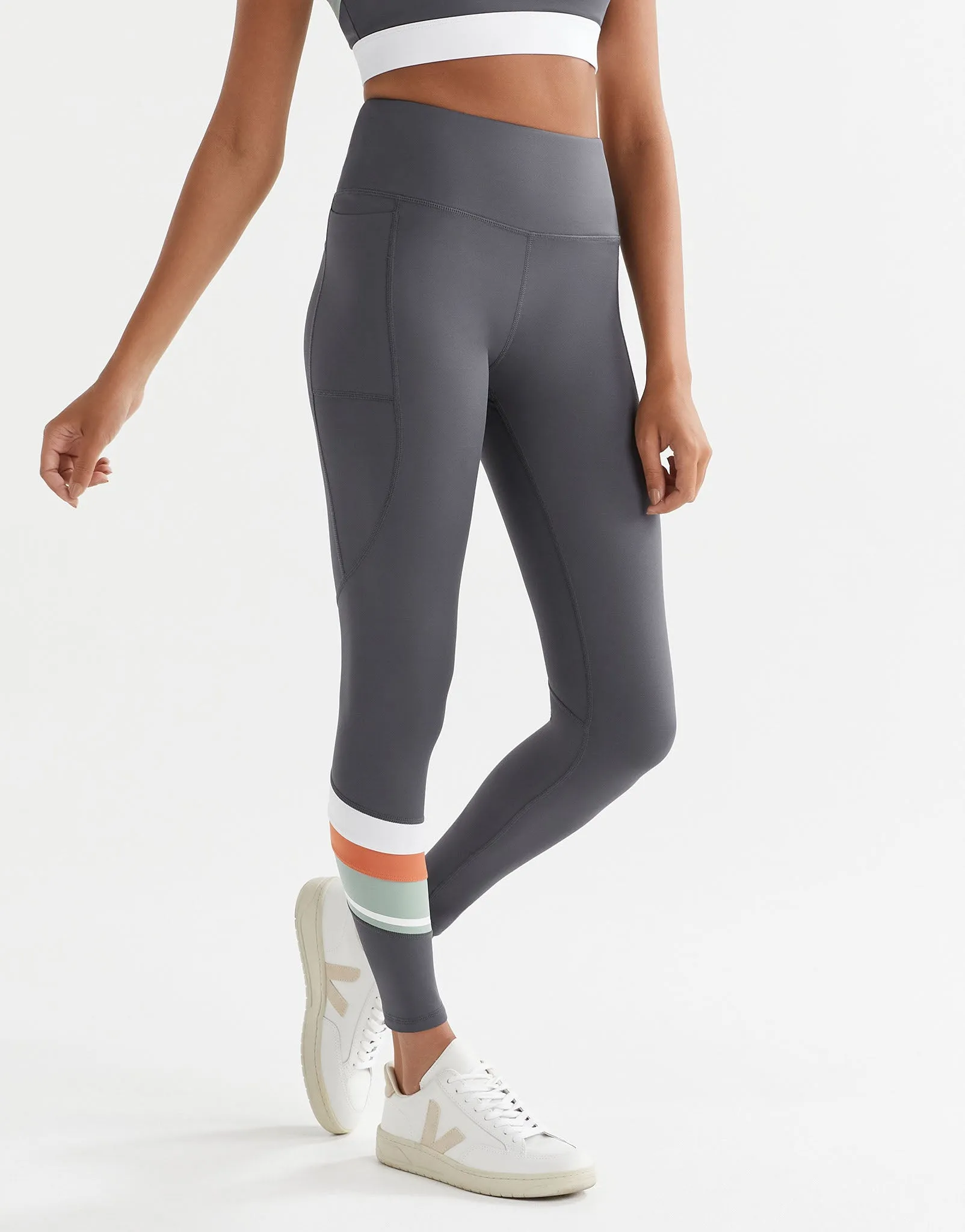 LIMITLESS Full Length Legging - Charcoal