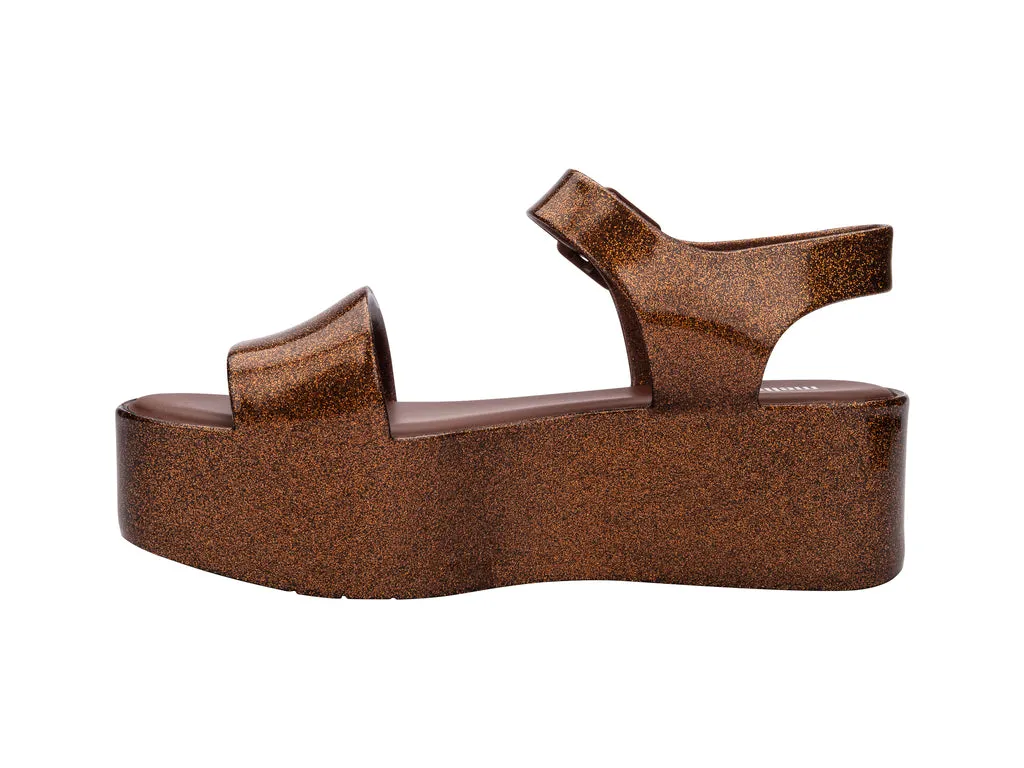 Melissa Mar AD Platform Heels Brown Sandals For Women