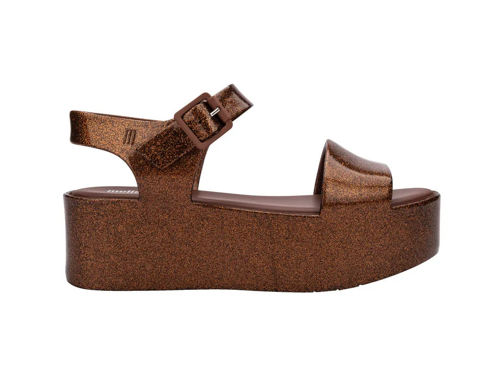 Melissa Mar AD Platform Heels Brown Sandals For Women