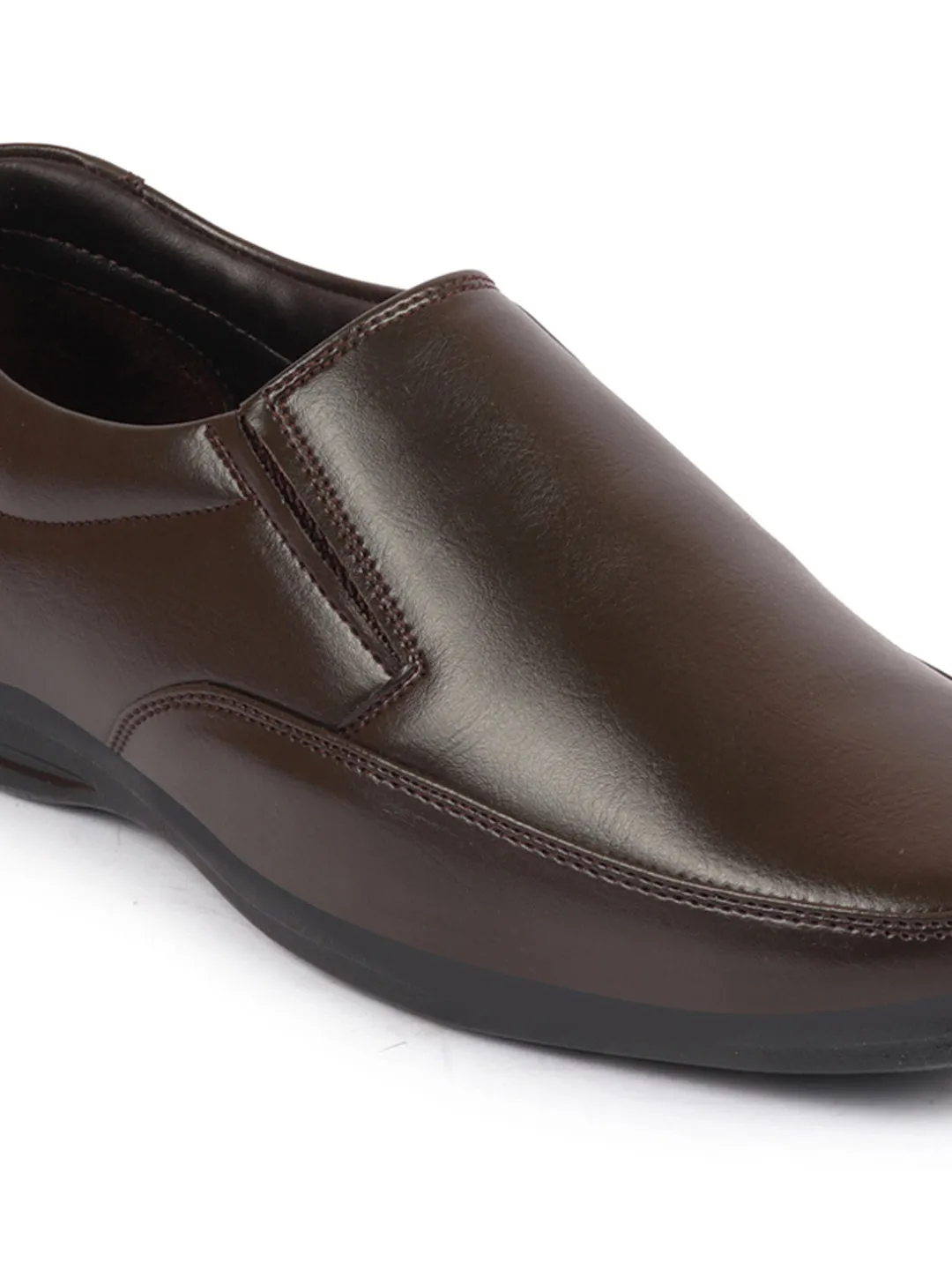 Men Brown Formal Office Dress Comfort Slip On Shoes