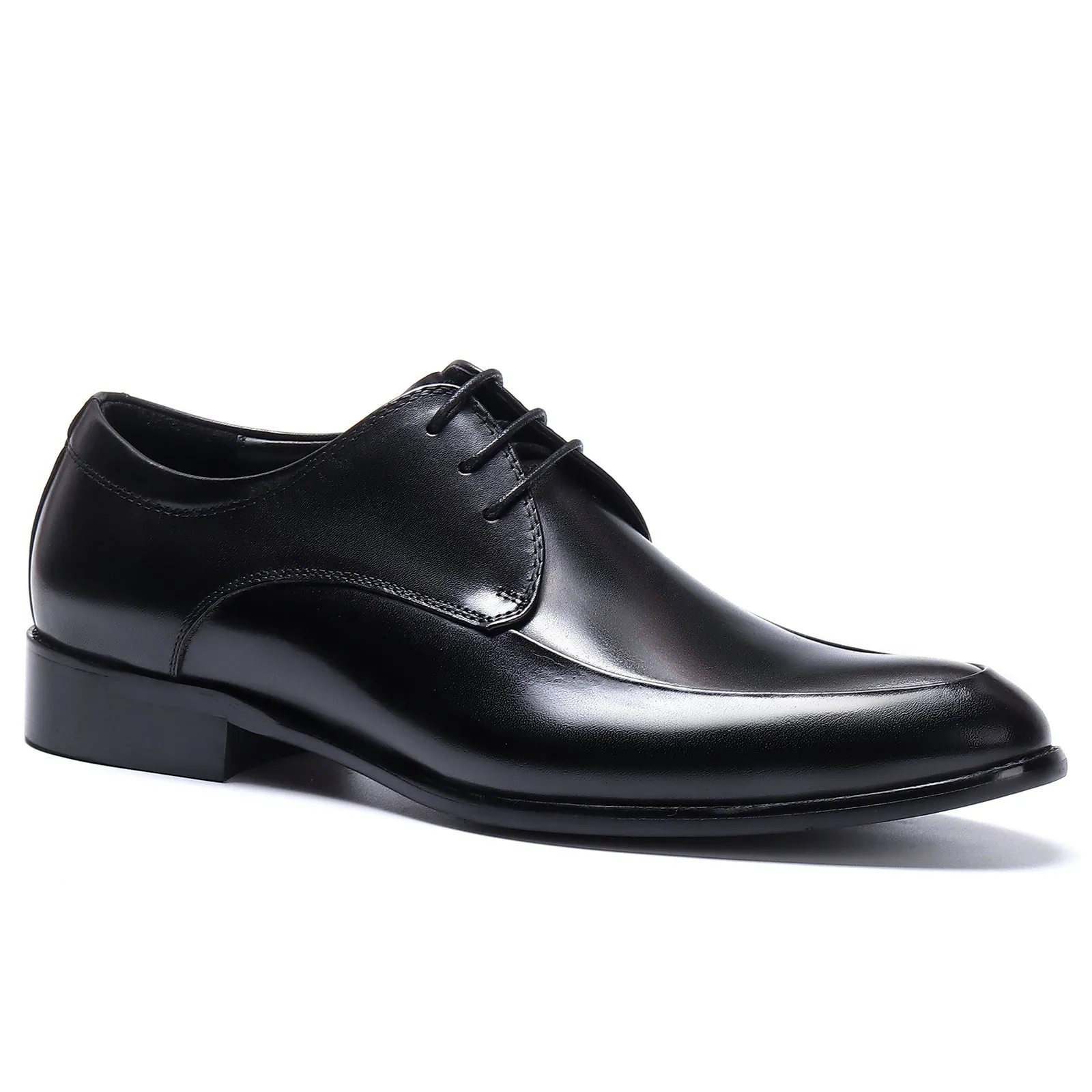 Men's black derby shoes