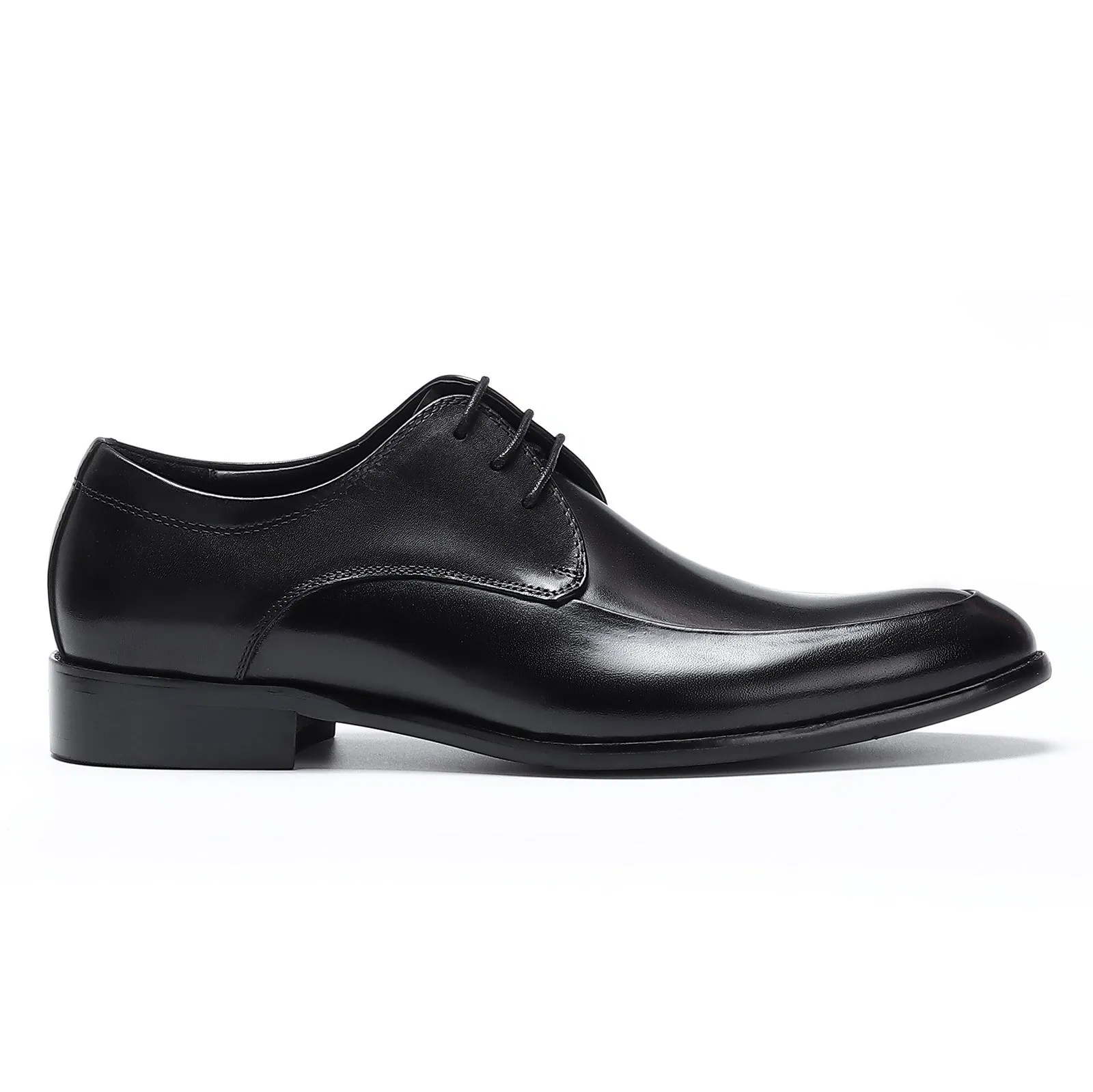 Men's black derby shoes