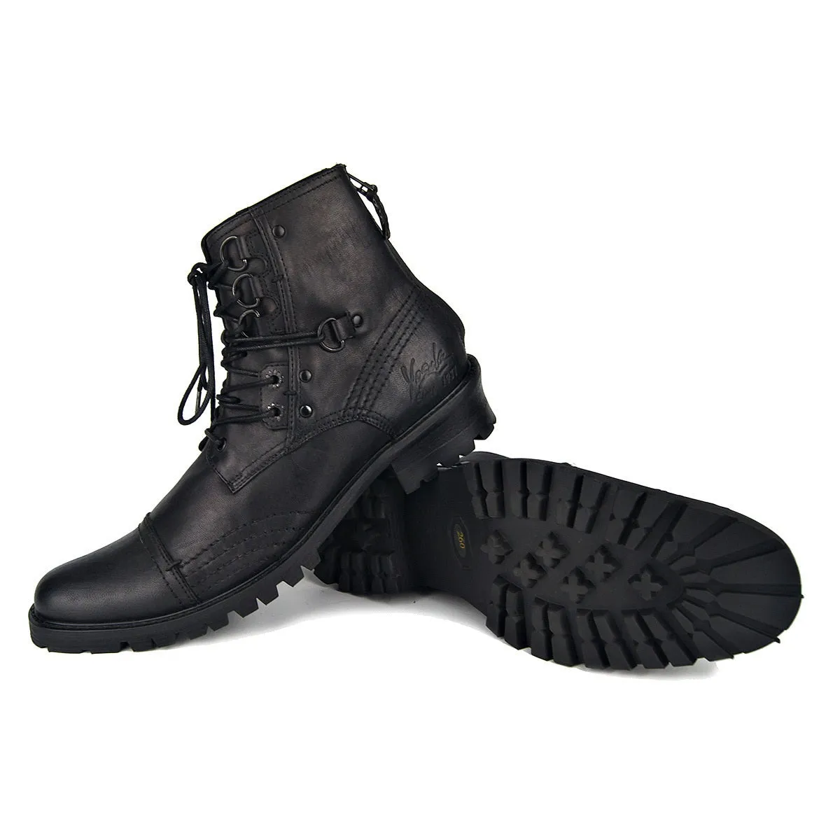 Mens Lace up Combat Boots