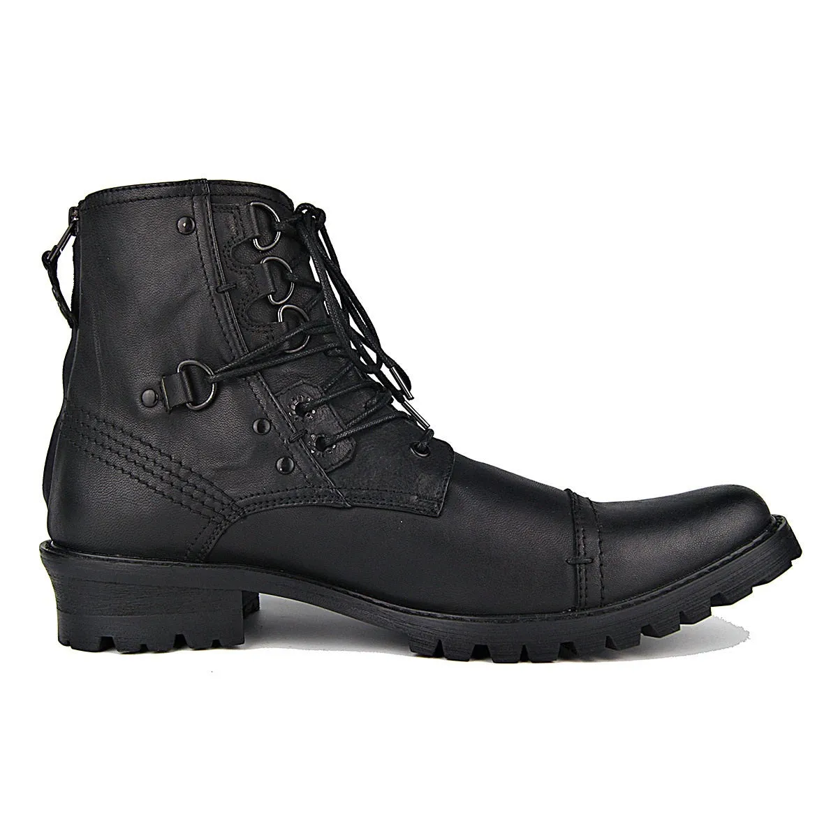 Mens Lace up Combat Boots