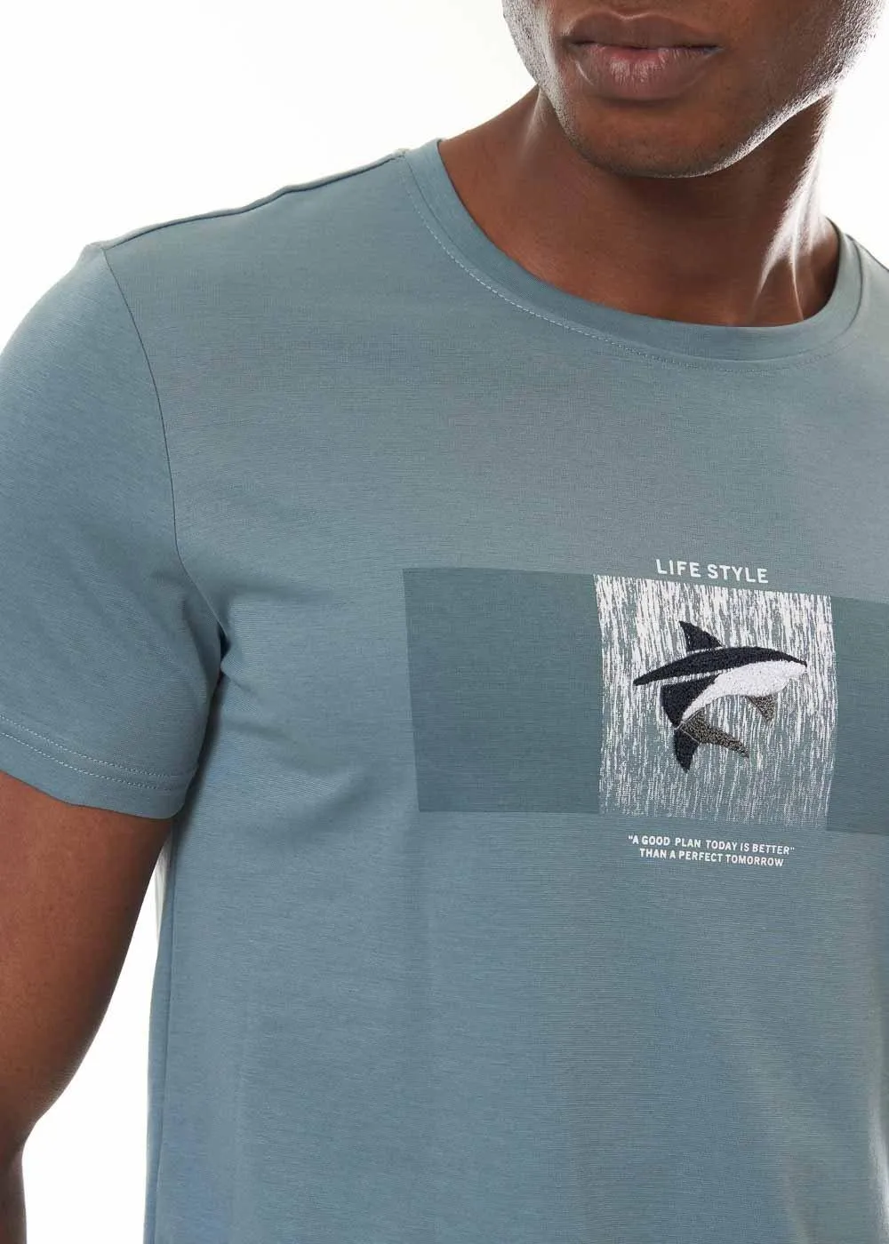 MEN'S TSHIRT SHARK STYLE