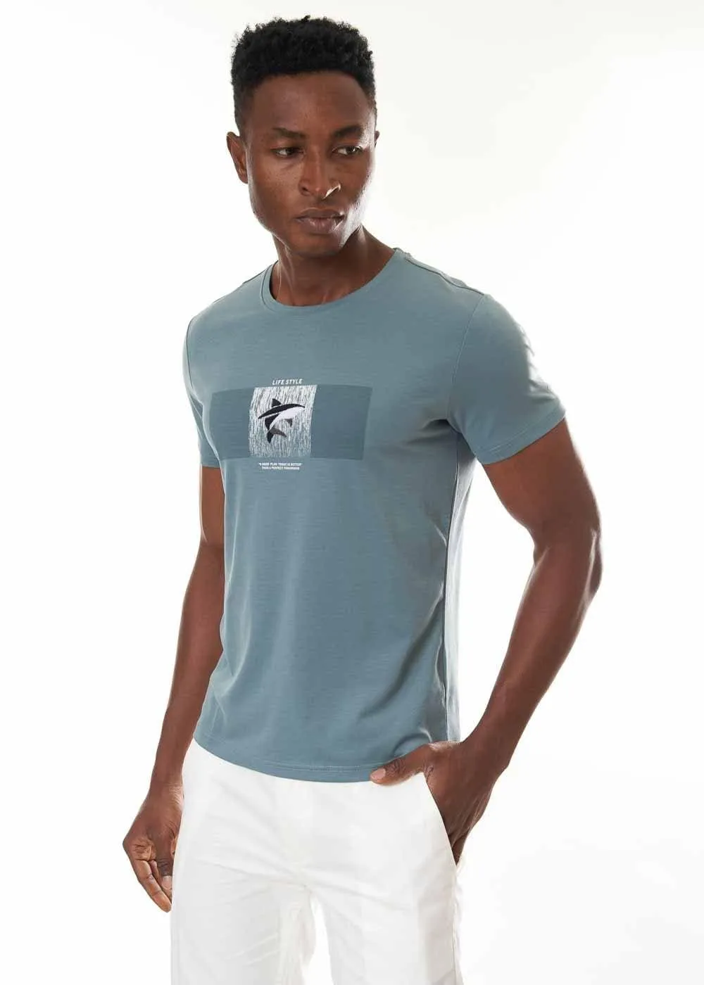 MEN'S TSHIRT SHARK STYLE