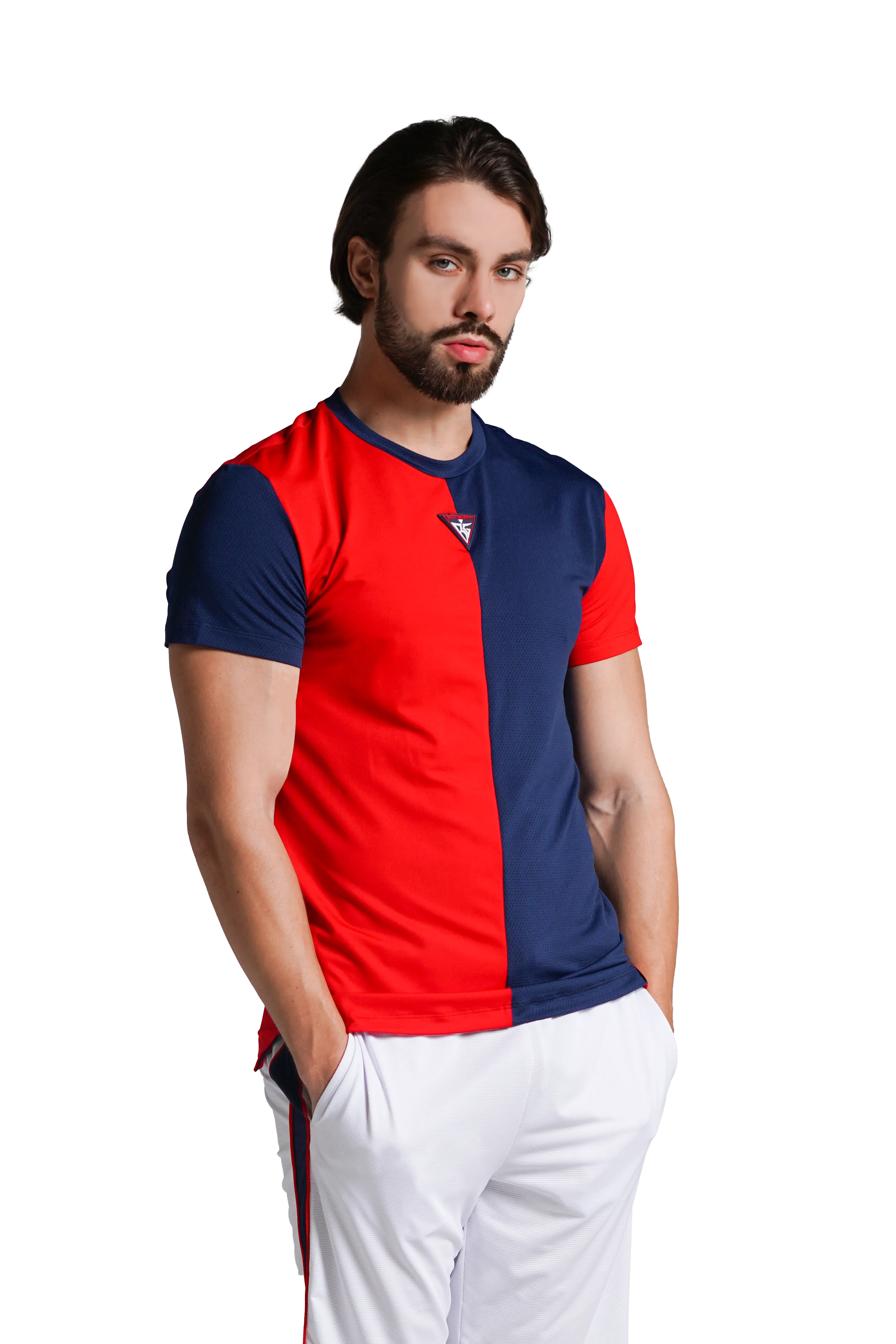 Men's Two Tone Breathable Sports Shirt