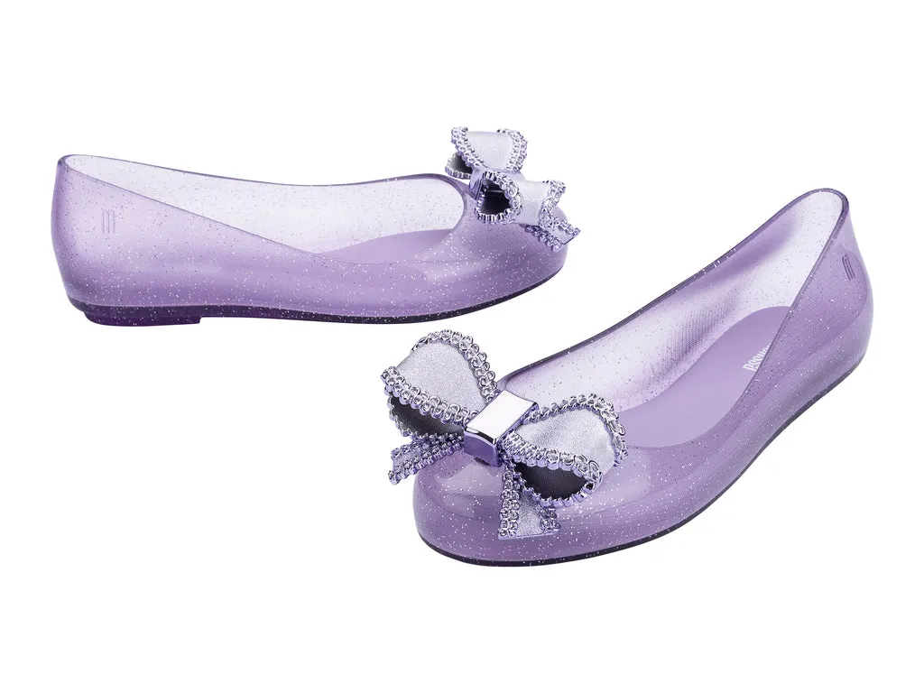 Mini Melissa Sweet Love Lilac Ballerinas For Kids