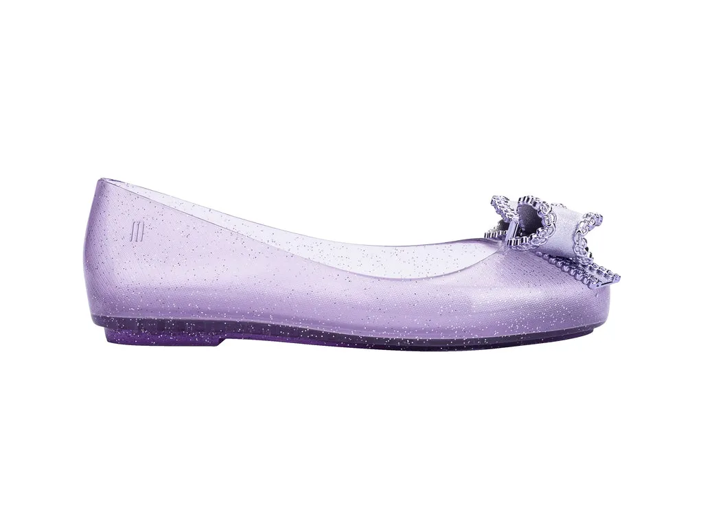 Mini Melissa Sweet Love Lilac Ballerinas For Kids