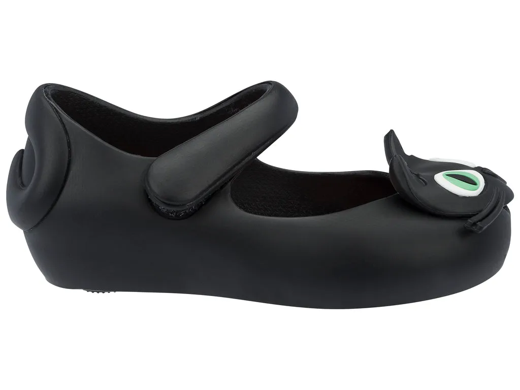 Mini Melissa Ultragirl II SP Black Sandals For Babies