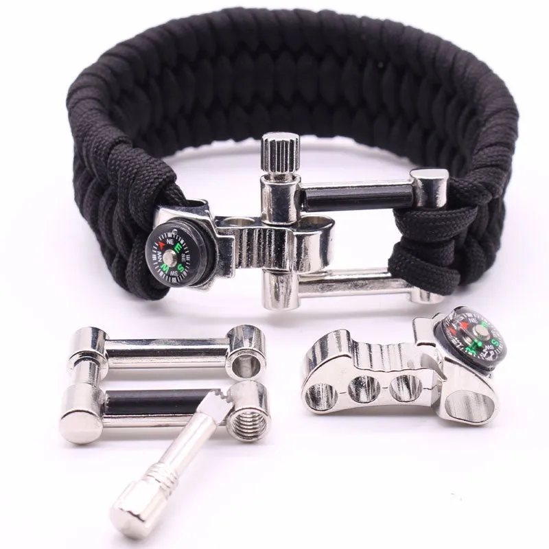 Multi-function Bracelet Tools Zinc Alloy Metals Double Safety Clasps