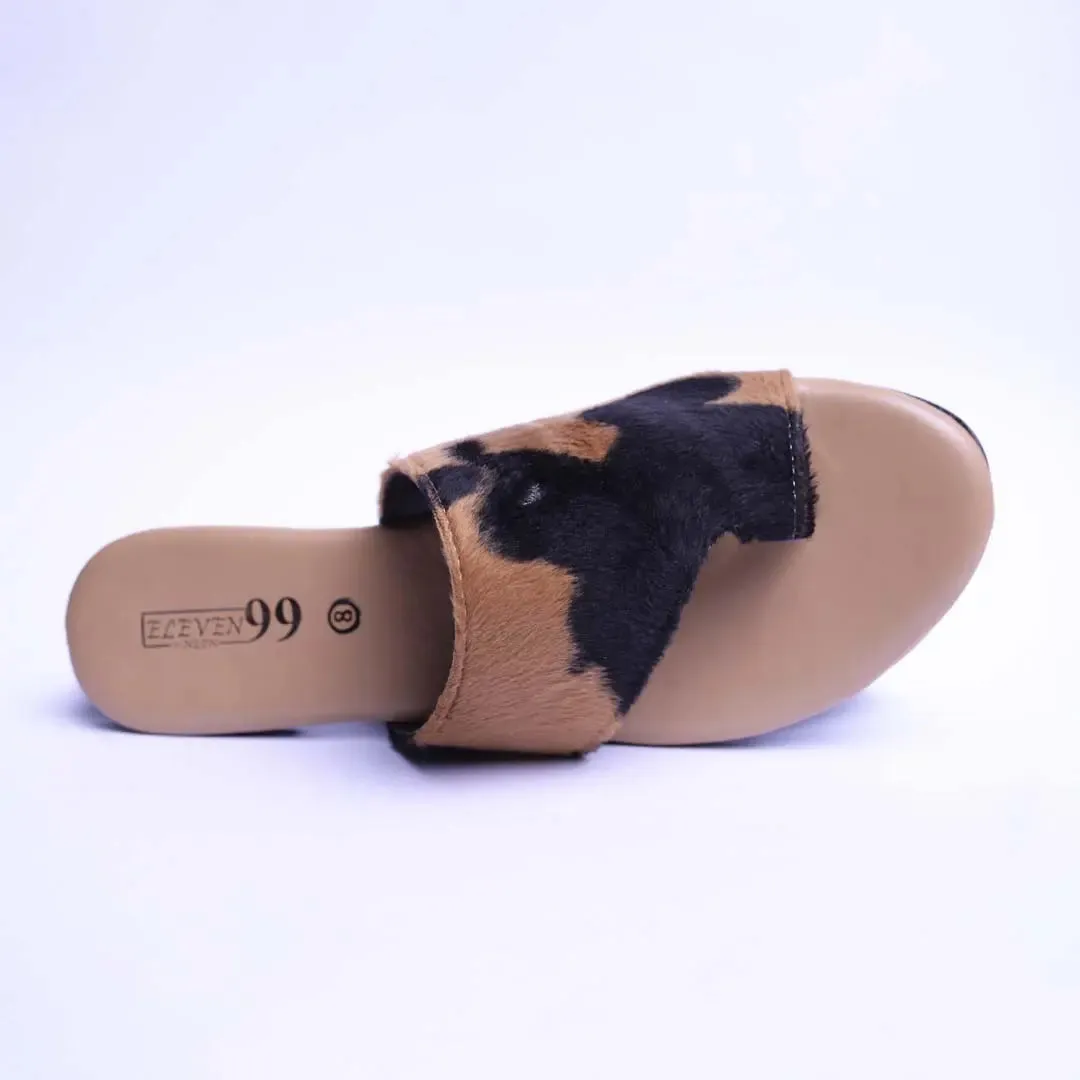 NBS-E9913 Black Brown Slipper