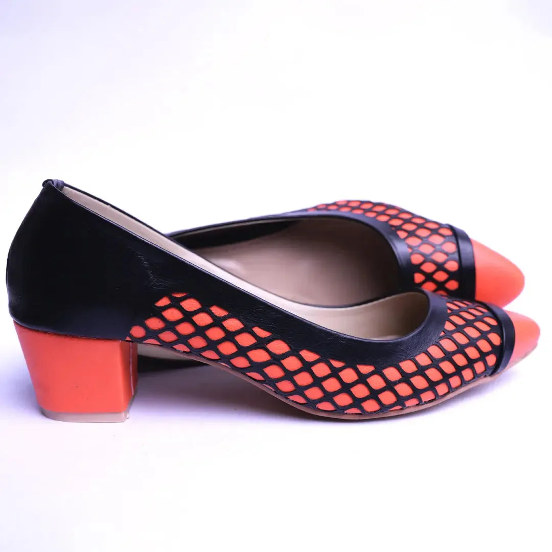 Net Court Shoes Orange