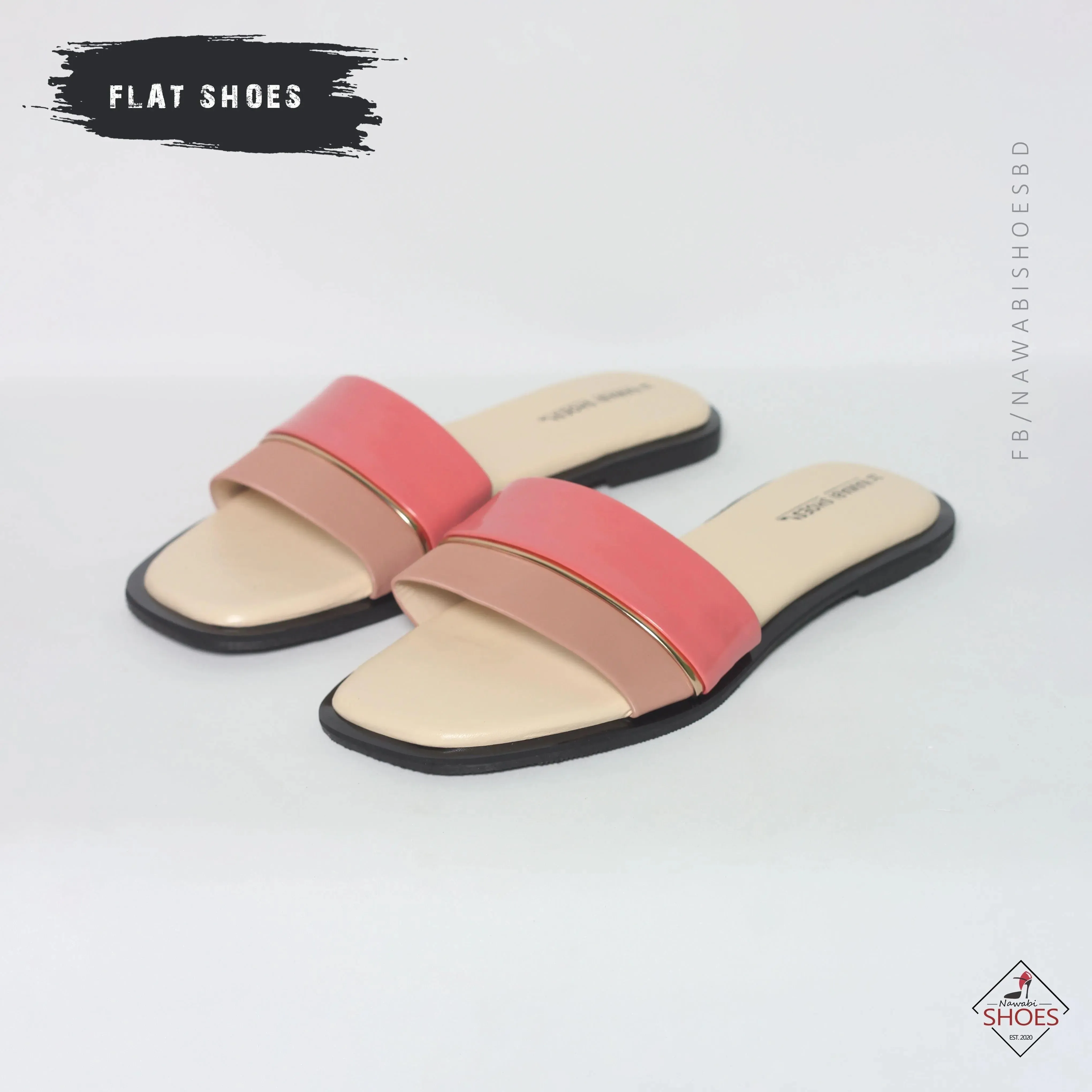 Open Strap Women's Flat Sandals | Nawabi Shoes BD