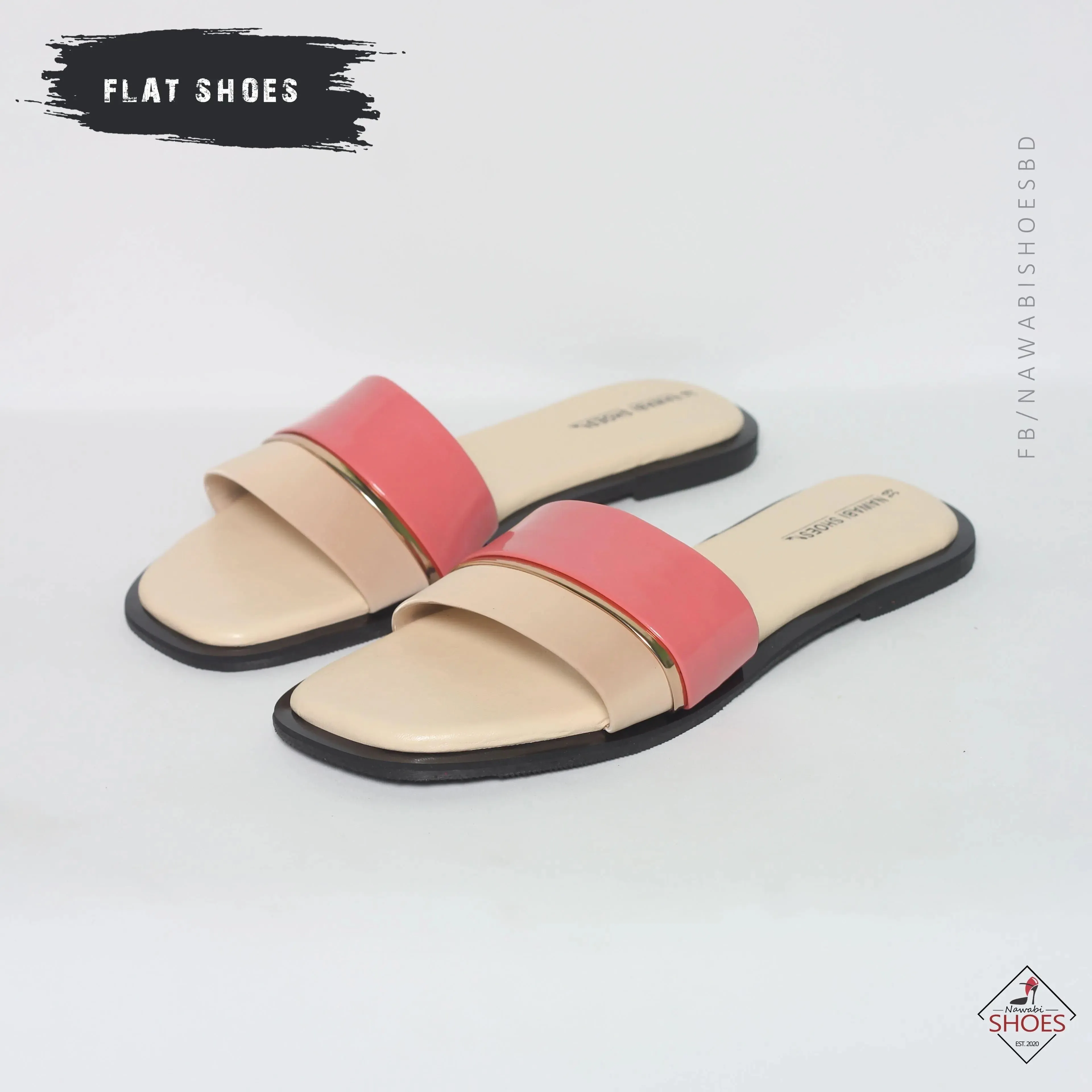 Open Strap Women's Flat Sandals | Nawabi Shoes BD