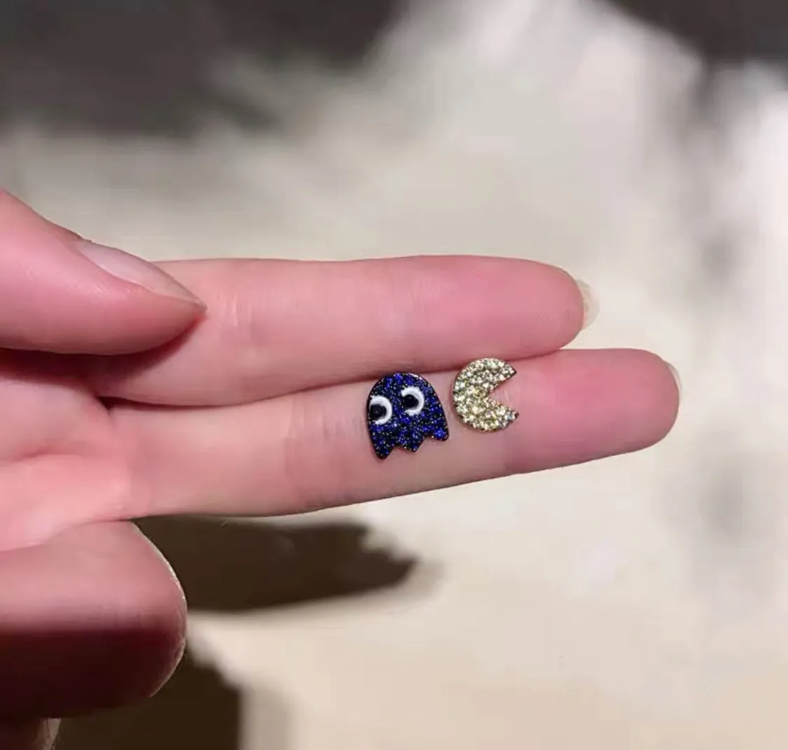 Pac-Man Earrings