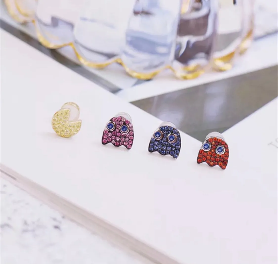 Pac-Man Earrings