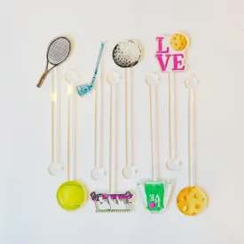 "Swing & Serve" Drink Stirrers