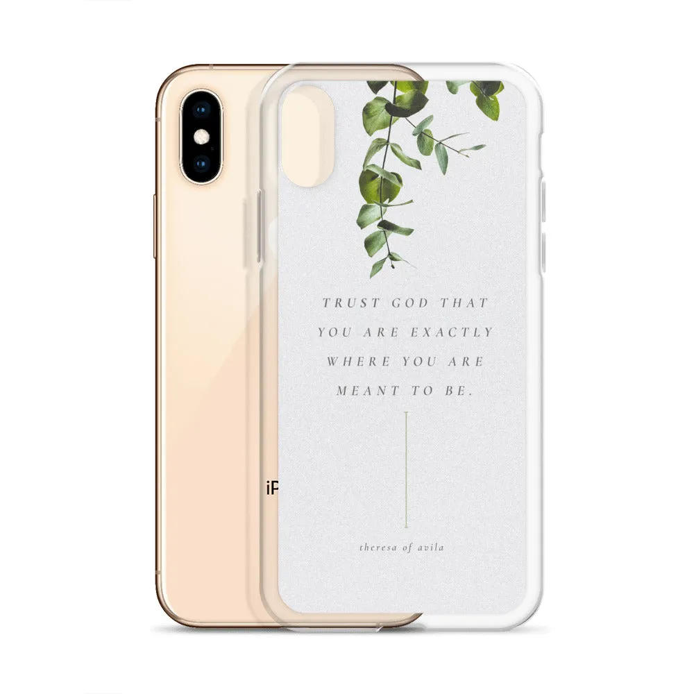 "Teresa of Avila - Trust God" - iPhone Case