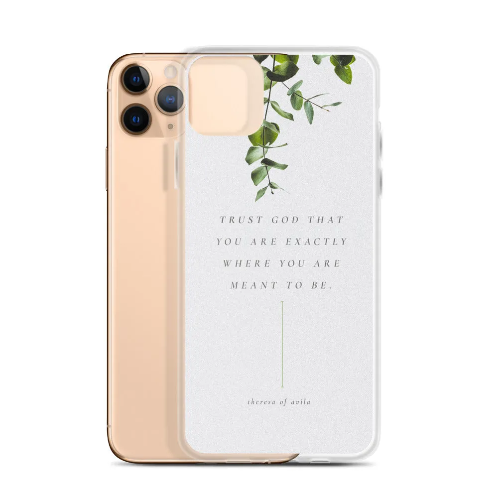 "Teresa of Avila - Trust God" - iPhone Case