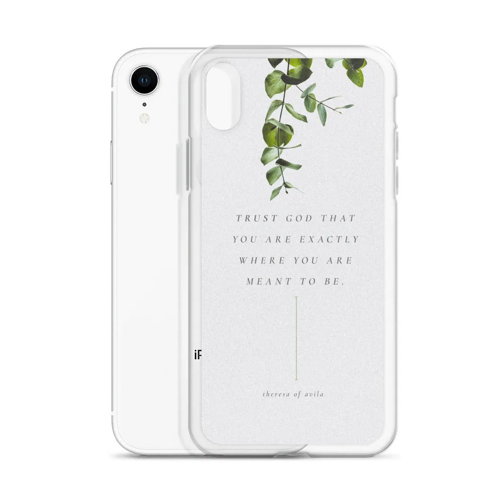 "Teresa of Avila - Trust God" - iPhone Case