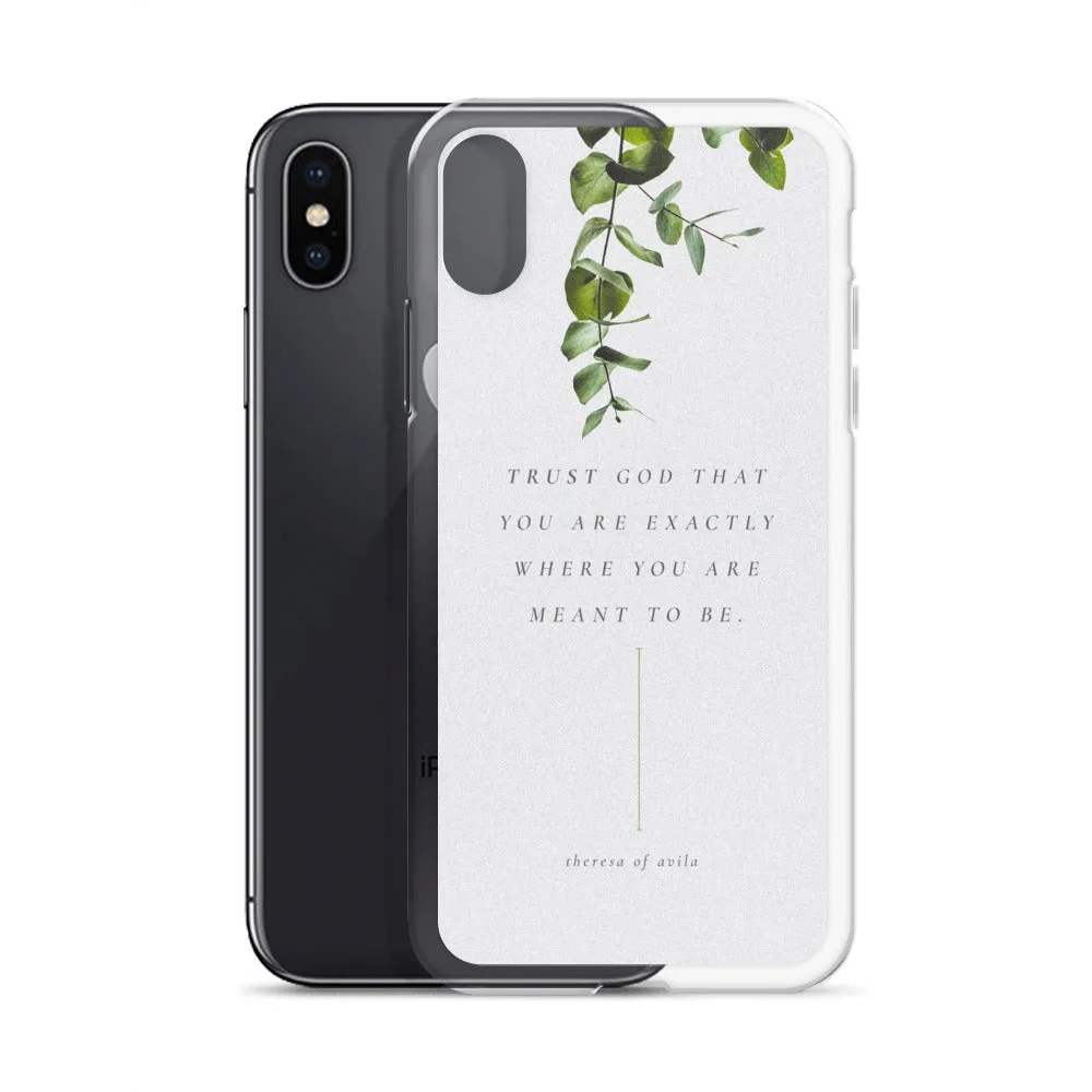 "Teresa of Avila - Trust God" - iPhone Case