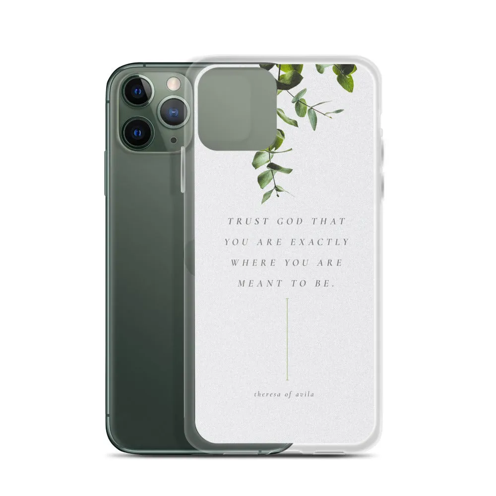 "Teresa of Avila - Trust God" - iPhone Case