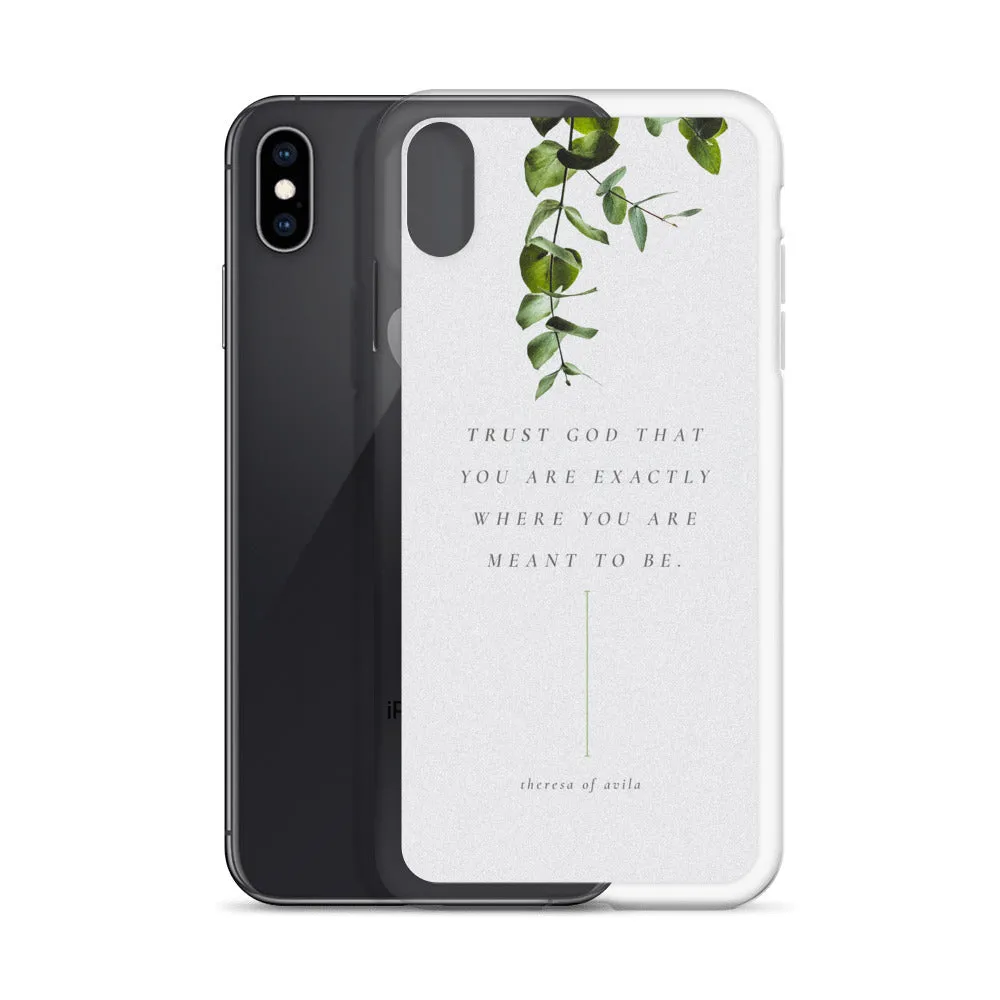 "Teresa of Avila - Trust God" - iPhone Case