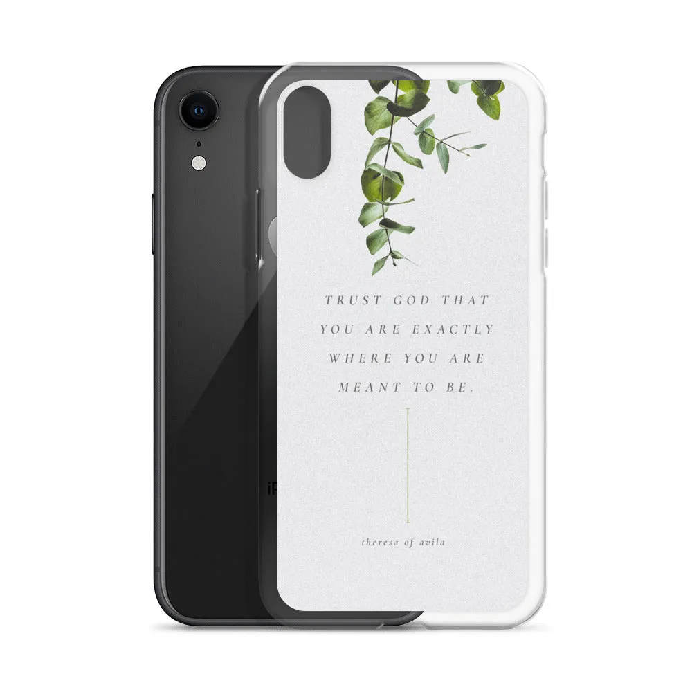 "Teresa of Avila - Trust God" - iPhone Case