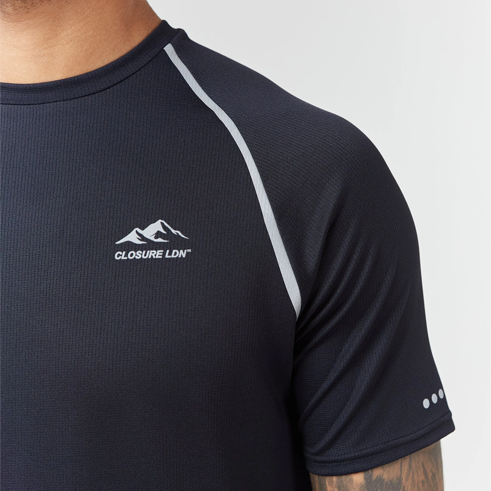 Reflective Training T-Shirt | Black