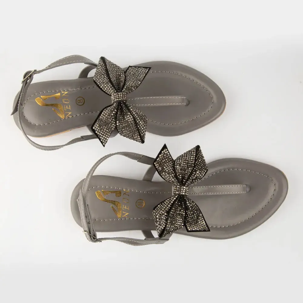 Sequence Tie Sandal Gray