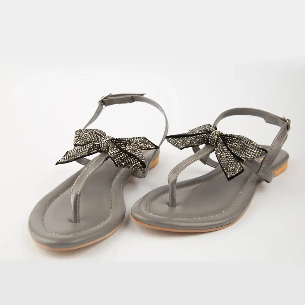 Sequence Tie Sandal Gray