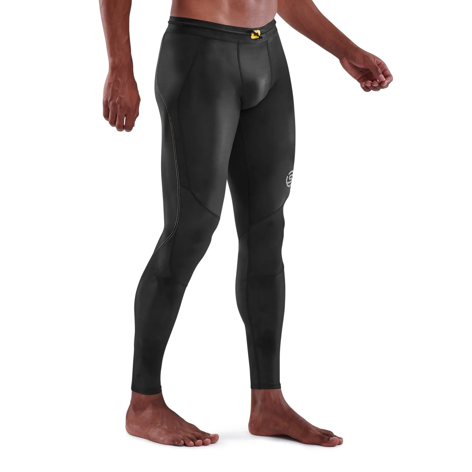 SKINS SERIES-3 MEN'S LONG TIGHTS BLACK