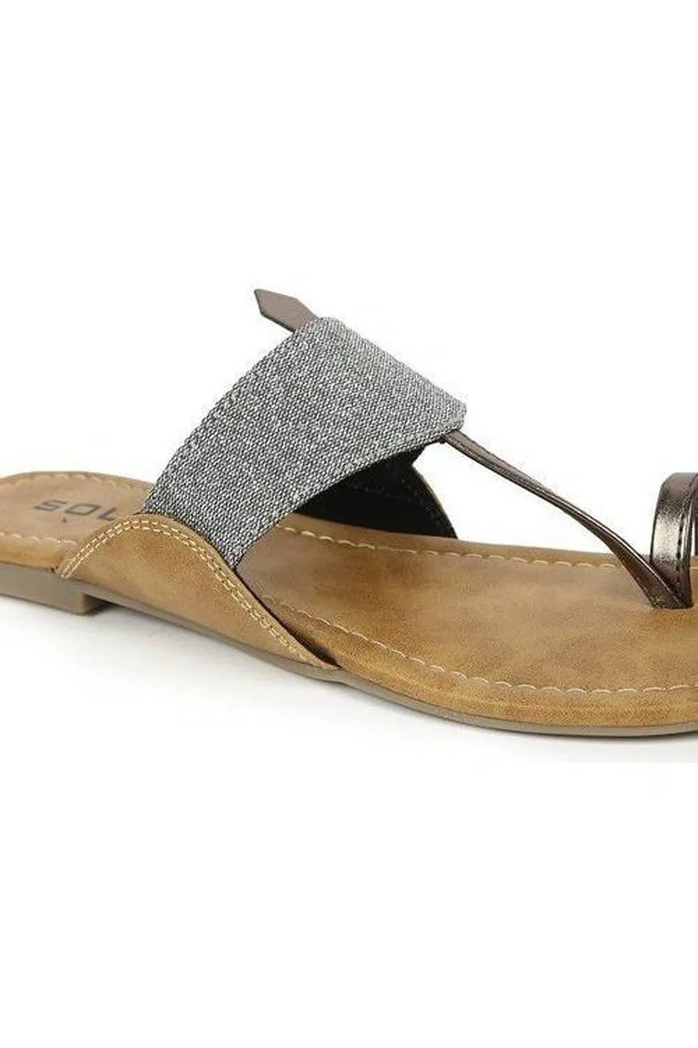 SOLES Shimmering Metallic Flats - Sparkle with Every Step