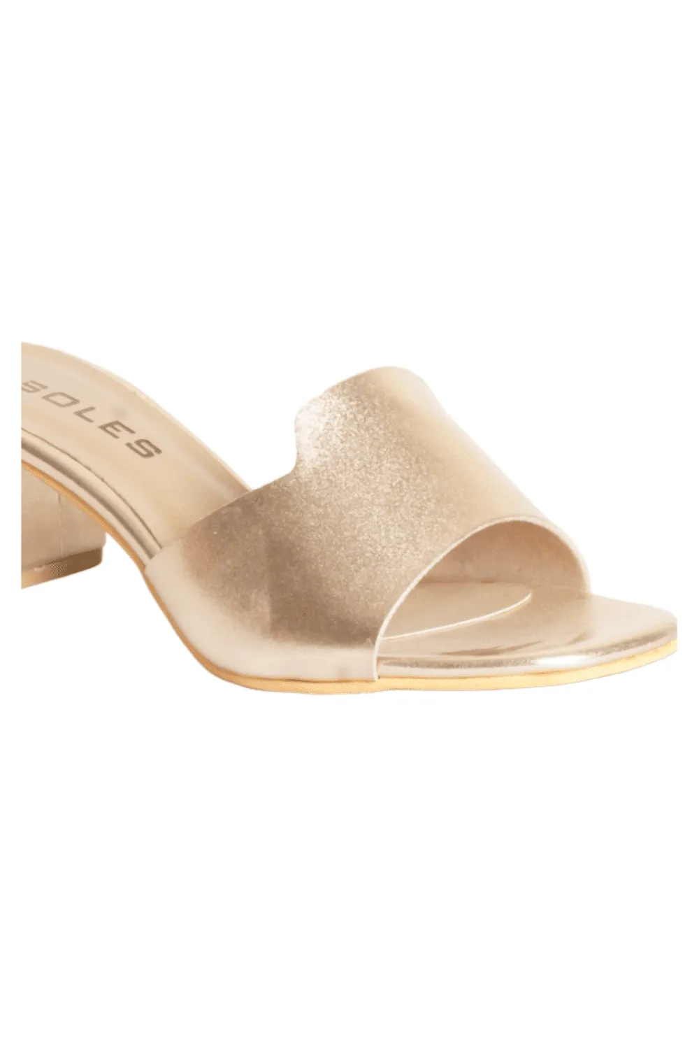 SOLES Women Rose Gold Heels