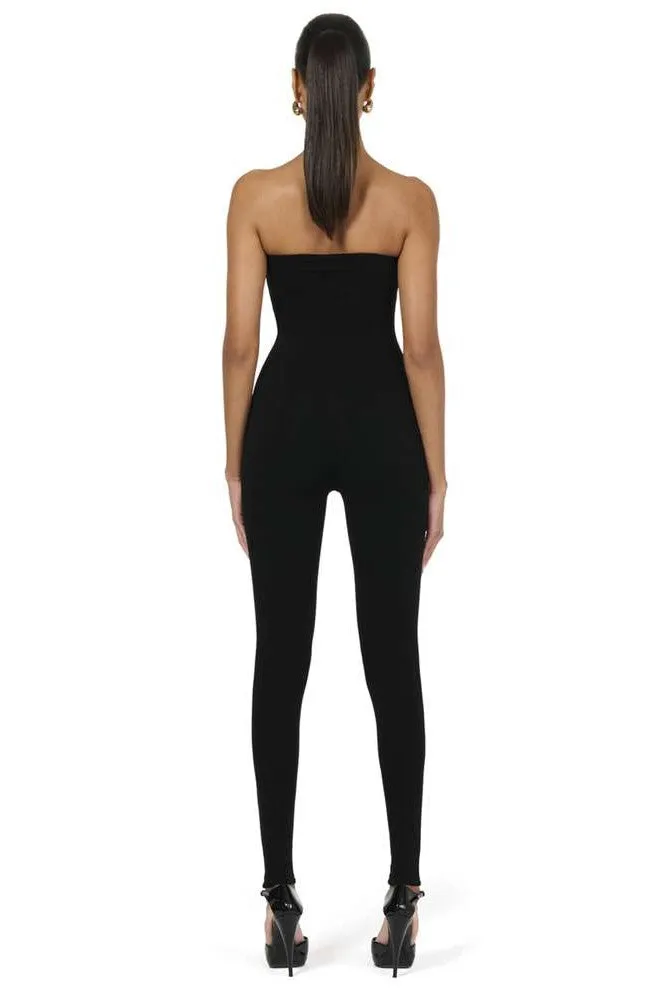 Solid Tube Jumpsuit