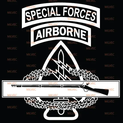 Special Forces with Combat Infantry Badge (CIB) Vinyl Decal