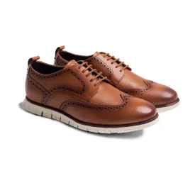 Tan Luxe Wing Tip