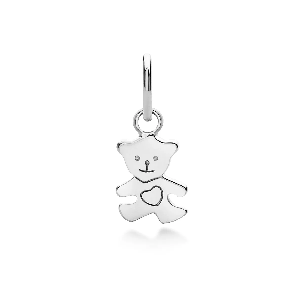 Teddy Bear Pendant - Sterling Silver