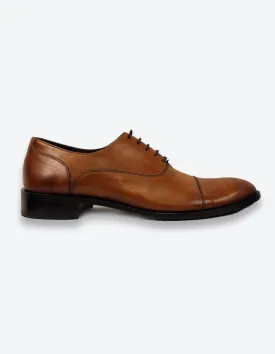 Tobacco Balmoral Shoes